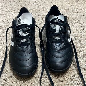 Adidas Black and White Goletto Turf Soccer Cleats